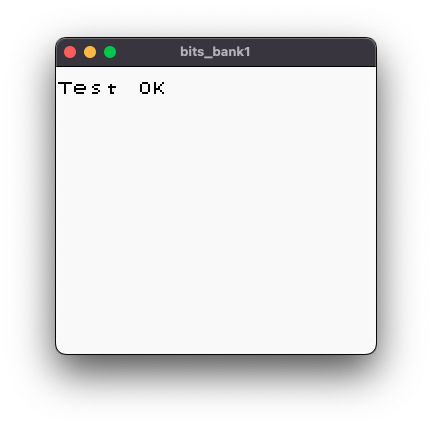 Bits bank1 test