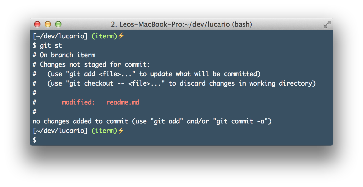 iTerm Example