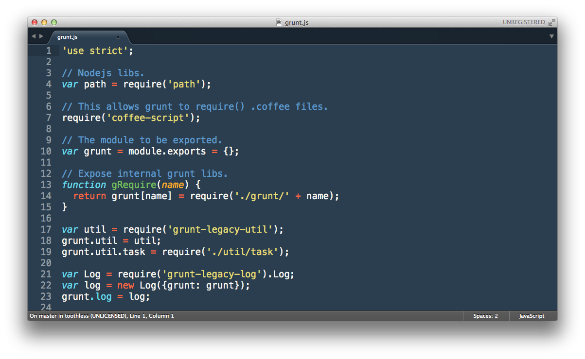 Sublime Example