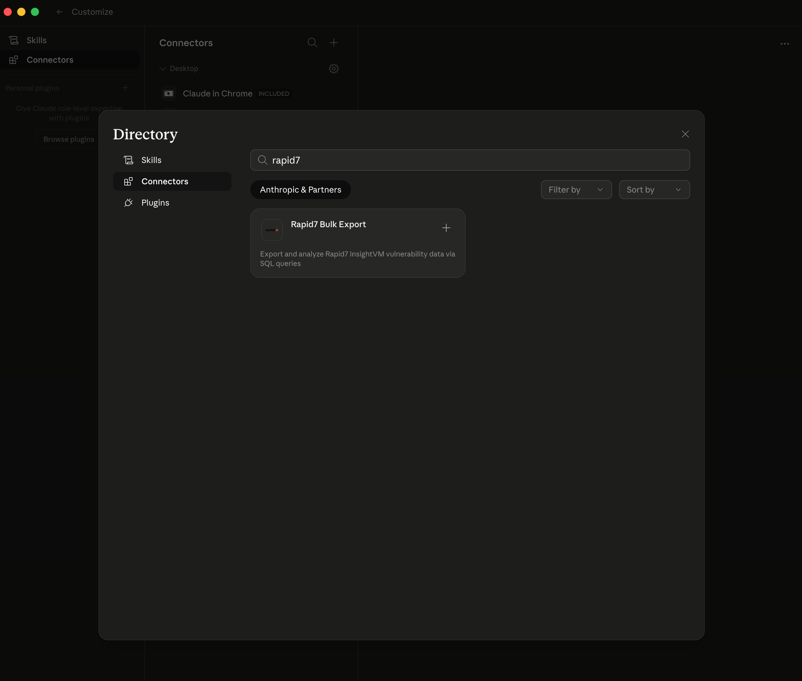 Installing from the Connectors directory
