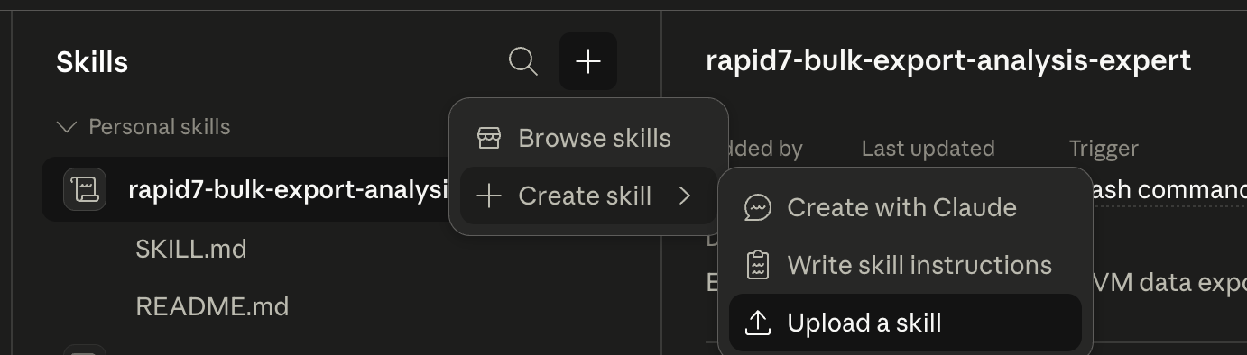 Installing the agent skill