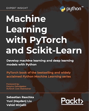 Обложка книги Machine Learning with PyTorch and Scikit-Learn