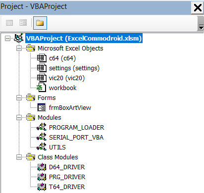 vba project macros