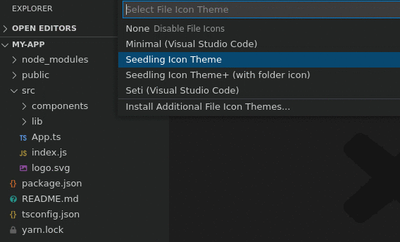 VSCode Seedling Icon Theme