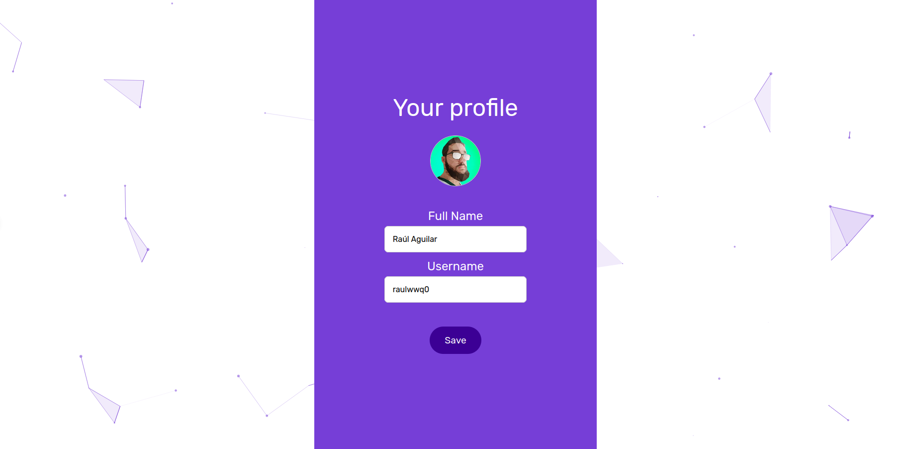 Profile screenshot