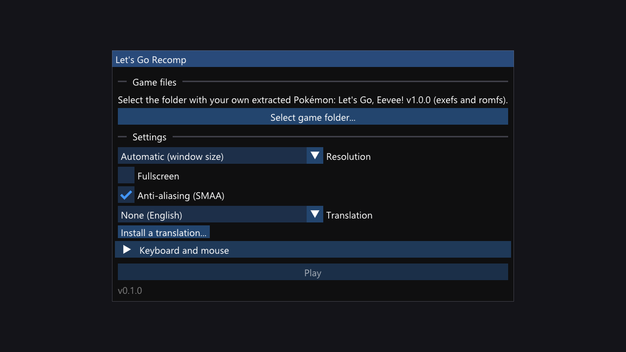 The launcher