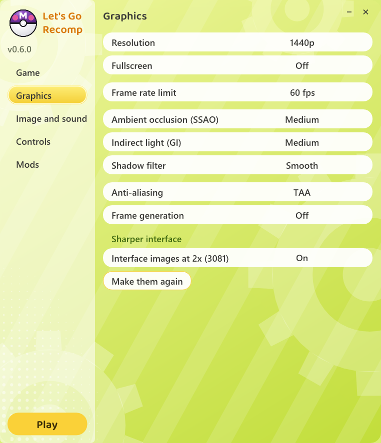 Graphics page