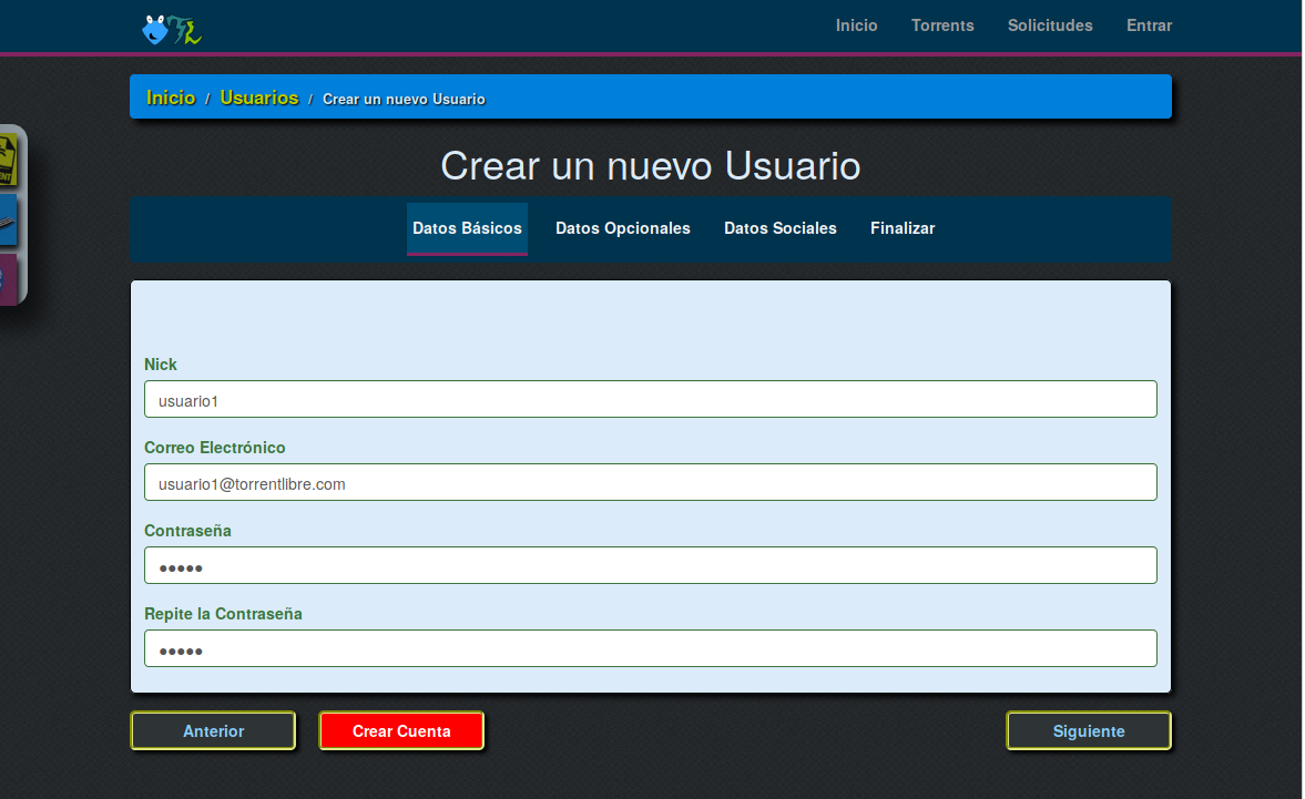 Imagen de la aplicación