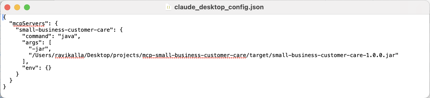 Claude Desktop Configuration