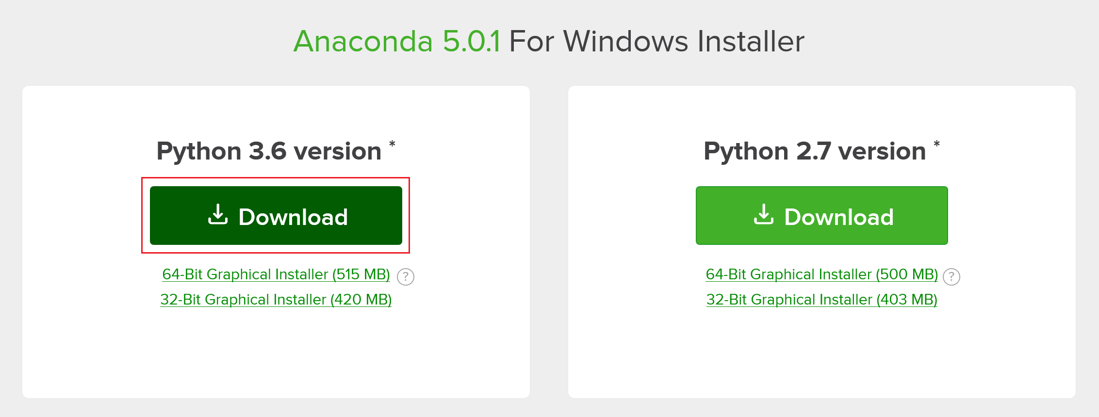 Anaconda windows installation