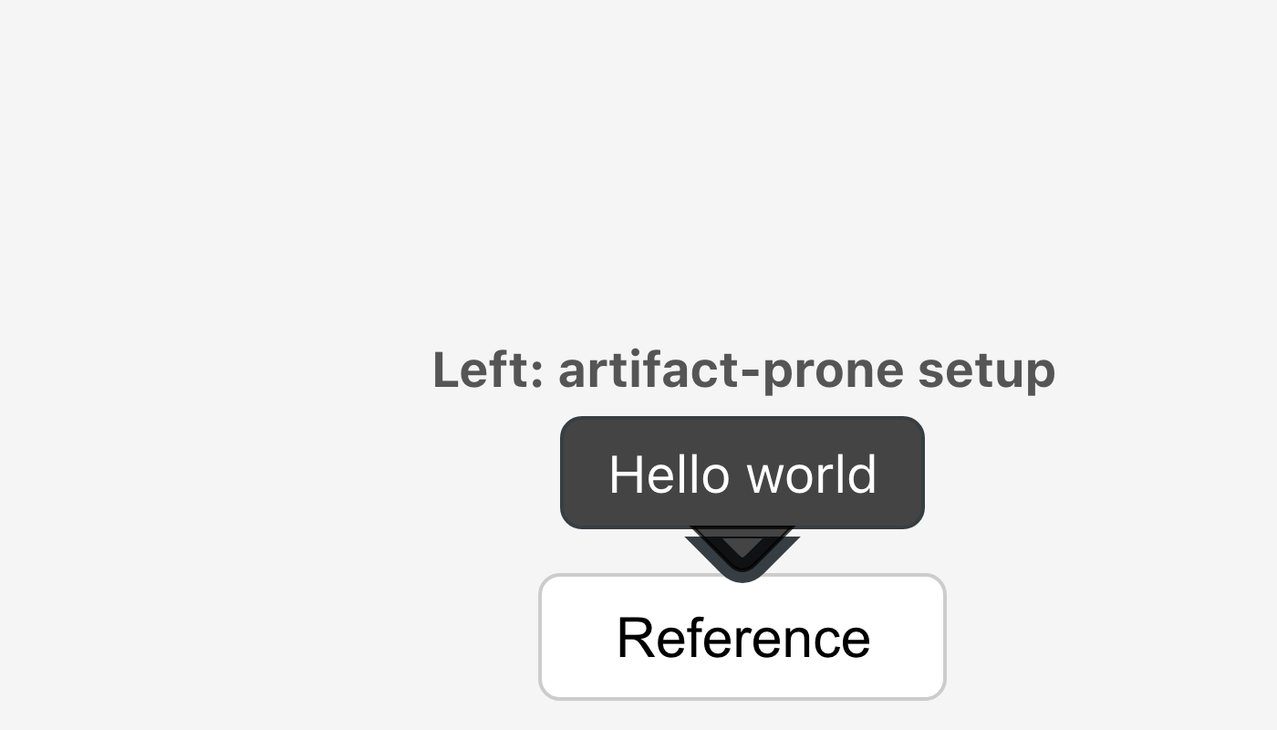 Artifact zoomed
