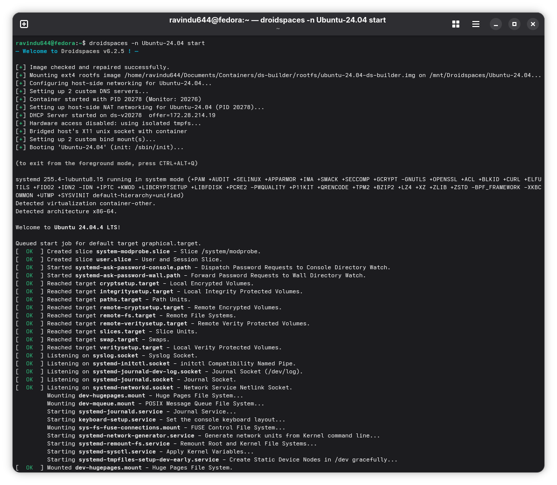 ravindu644/Droidspaces-OSS cover