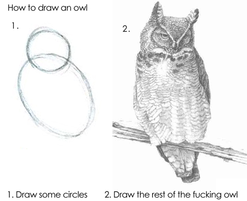 Draw The Rest Of The Owl Meme