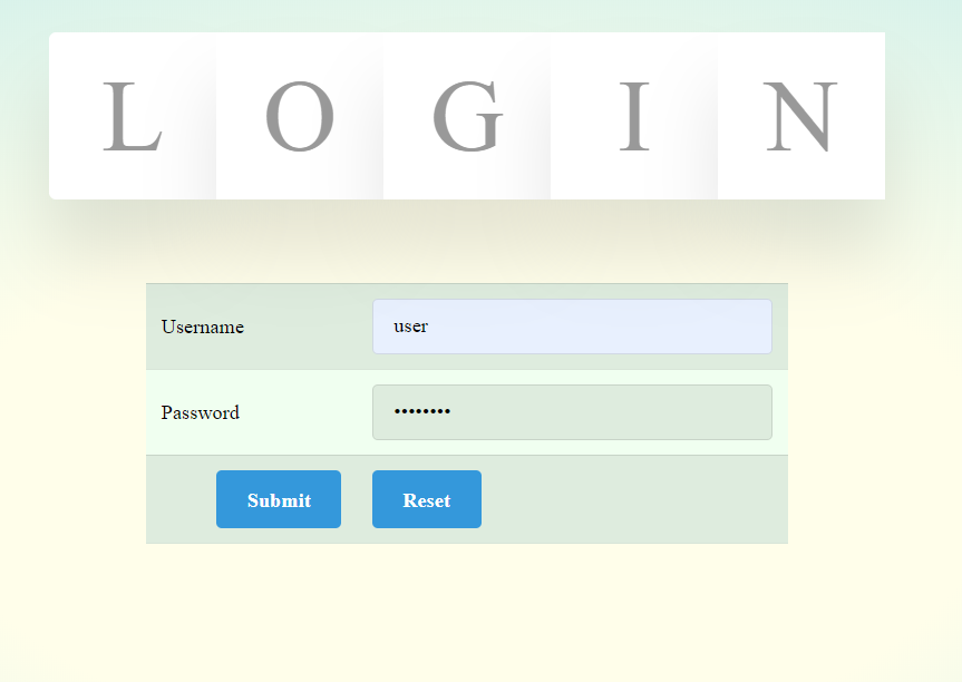 login-webpage