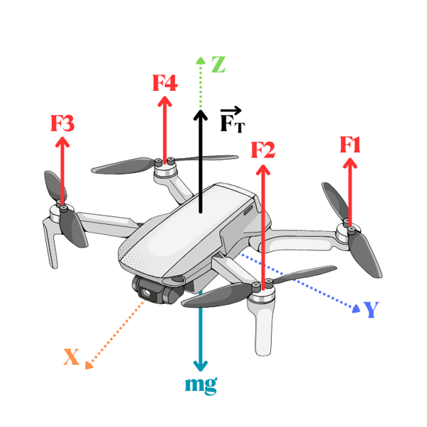 Translational free-body diagram