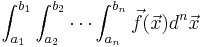 n-dimensional integral