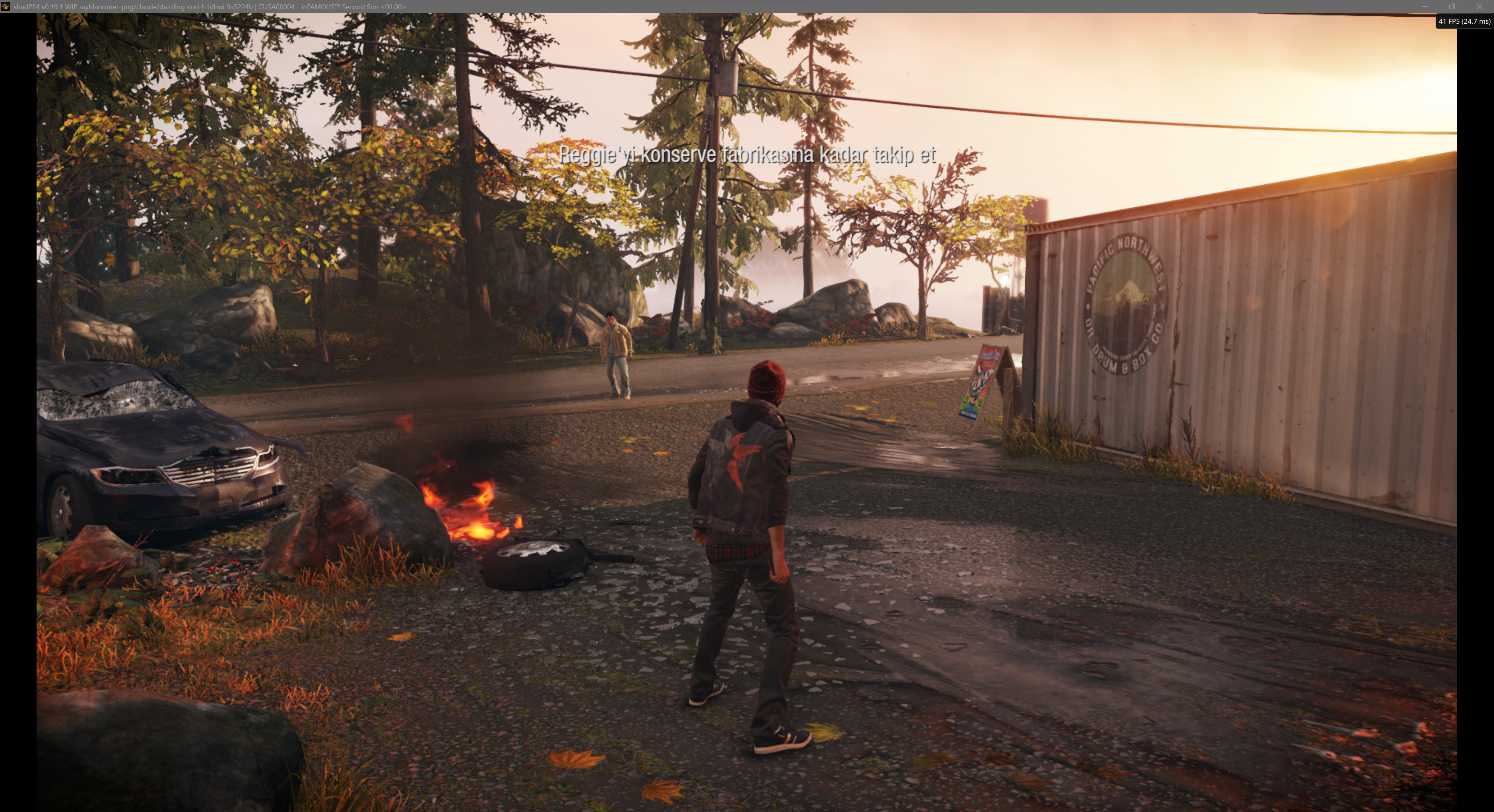 inFAMOUS Second Son no shadPS4 após correção de checkerboard do PS4 Pro