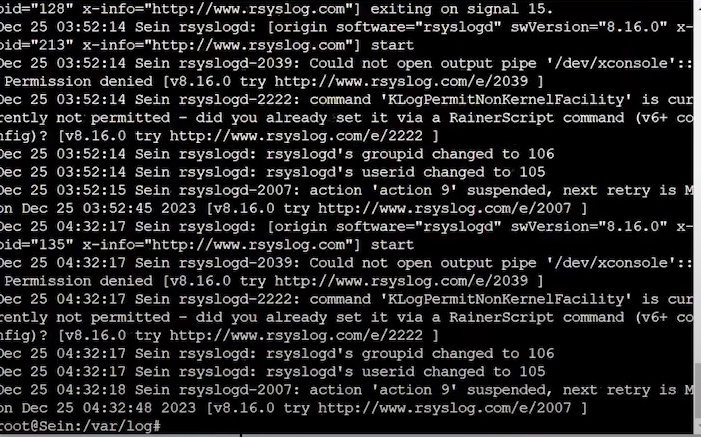 syslog