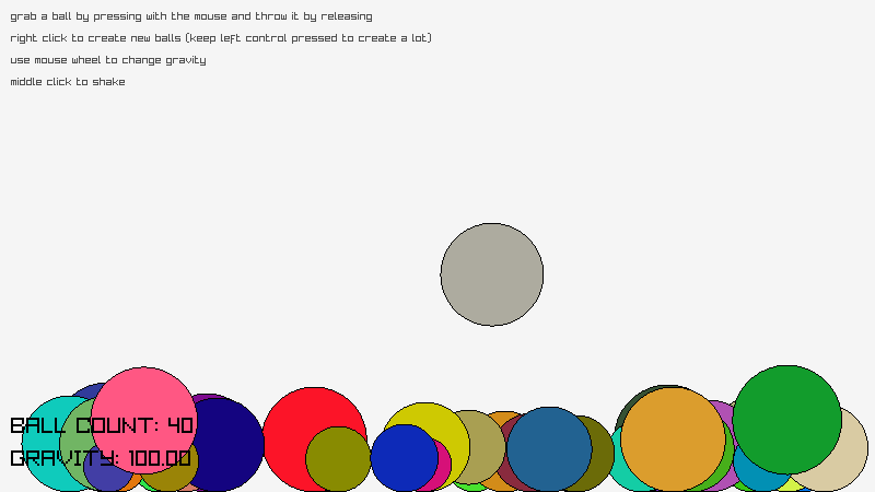 Flatation Example Ball Example loading...