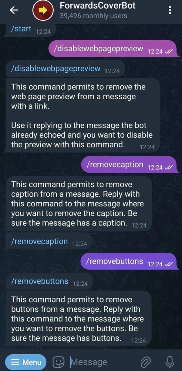 Перешлите контент в Telegram, не раскрывая себя с ForwardsCoverBot