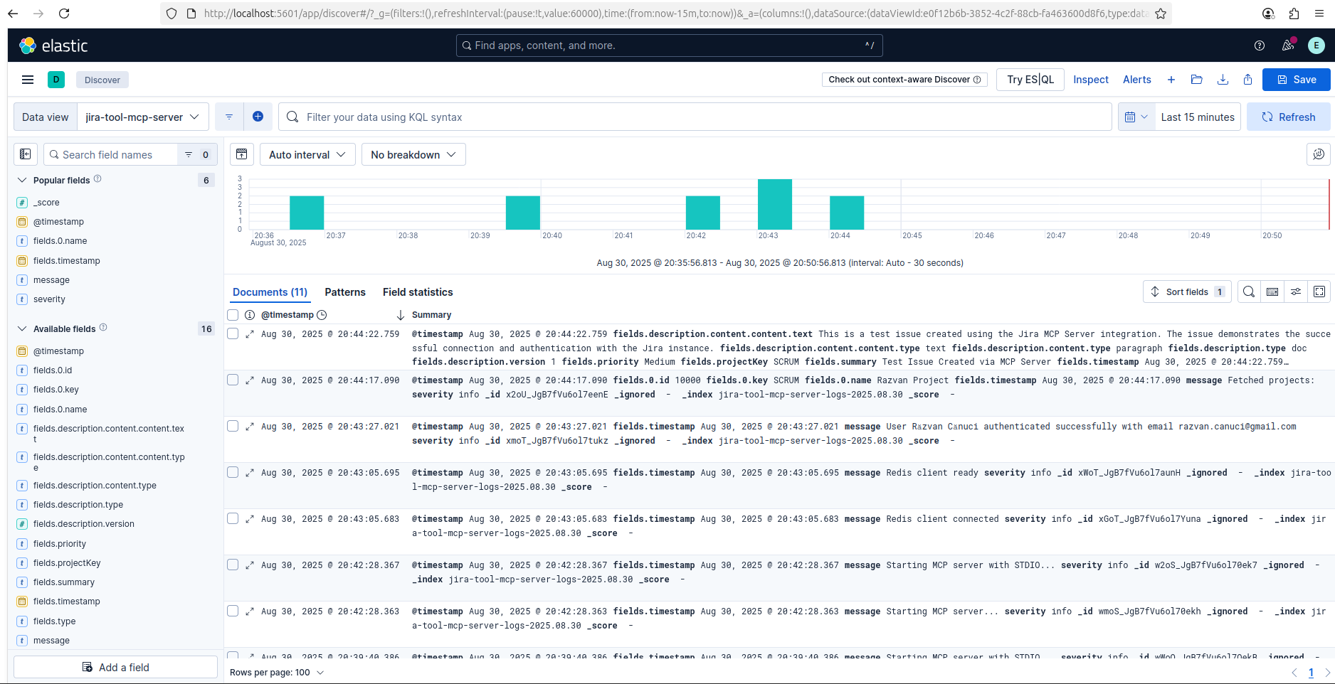 Kibana Logs