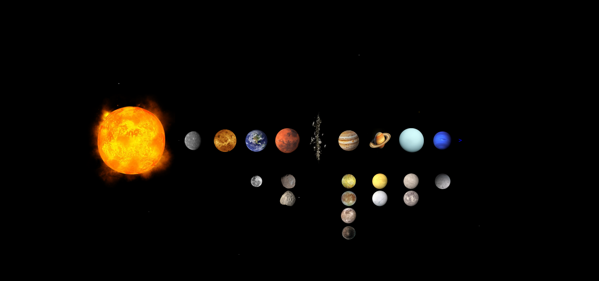 2D Solar System App