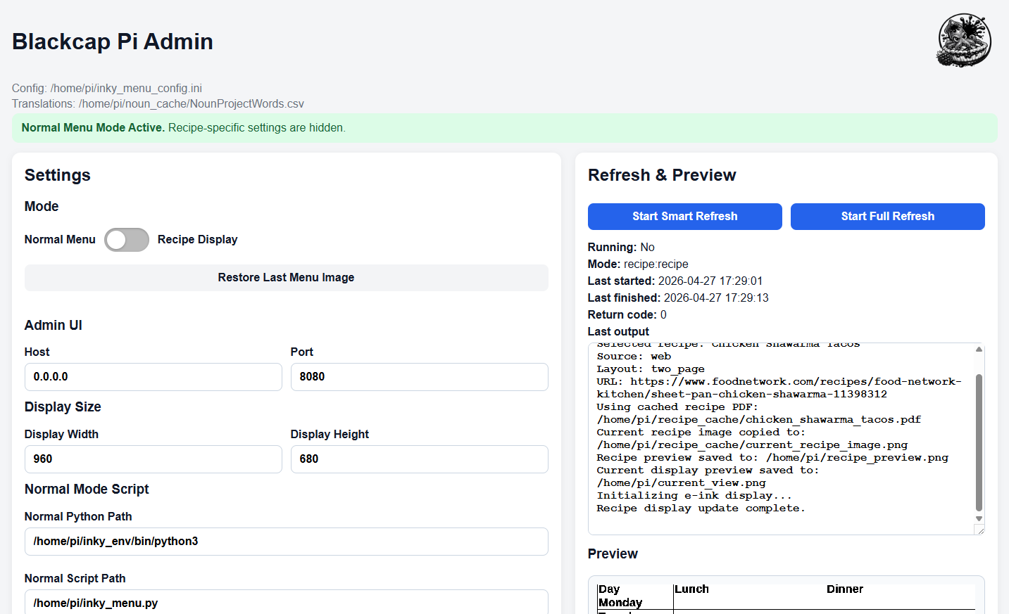 Blackcap Admin UI
