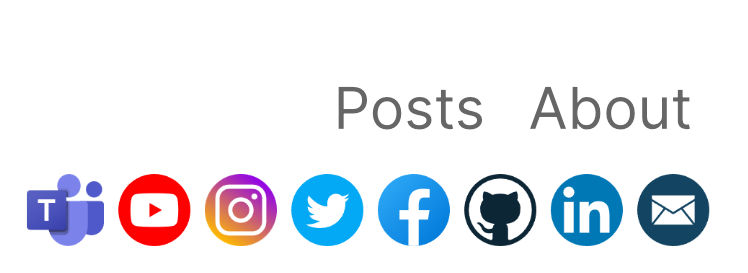 Example for social icons