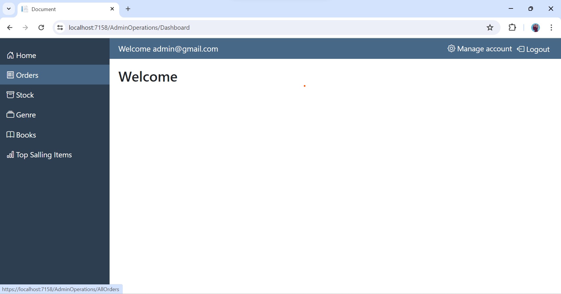 Admin Dashboard