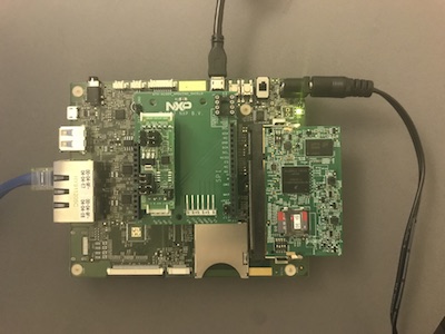 NXP MCIMX6UL-EVKB and A71CH Board