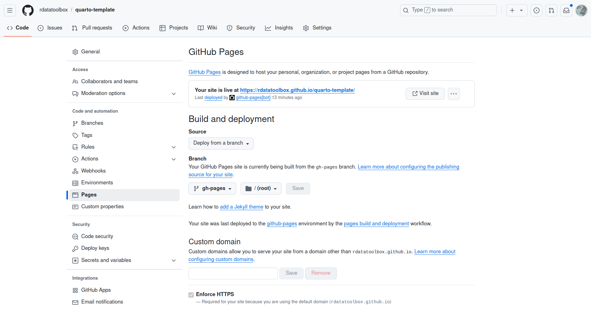 Set up GitHub Pages