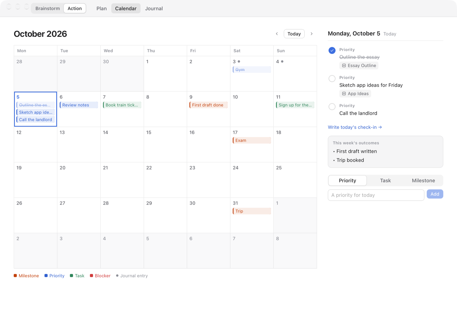 Calendar