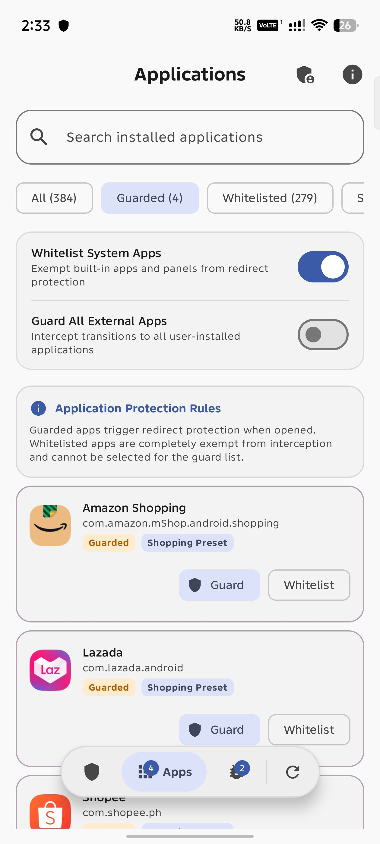 RedirectGuard screenshot 3