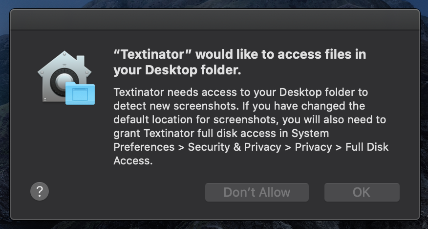 Desktop access