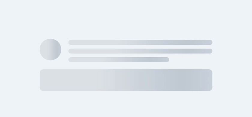 Animated preview of the UI5X Skeleton control