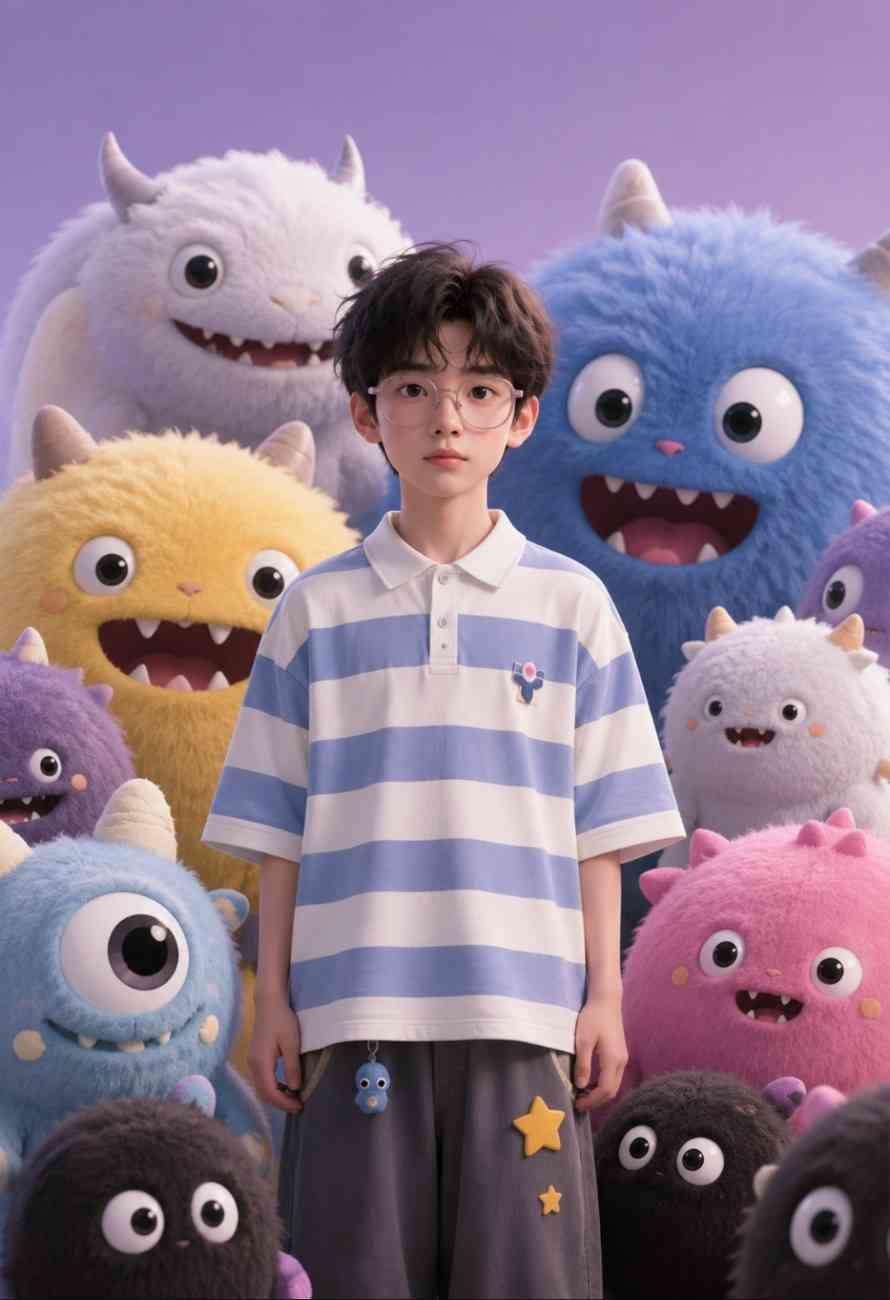 Pastel Monster Squad – Dreamy 3D Character Portrait
