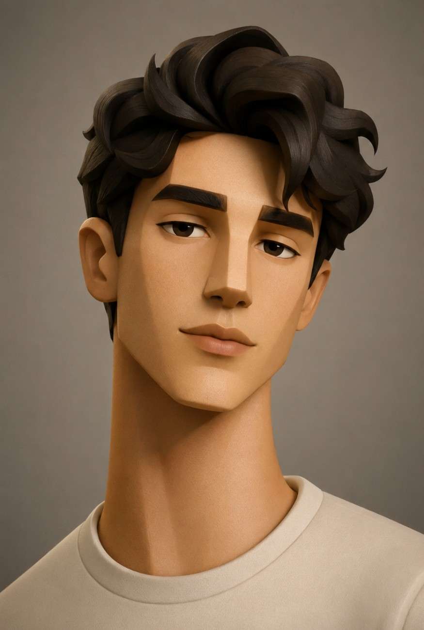 Stylized 3D Character Portrait