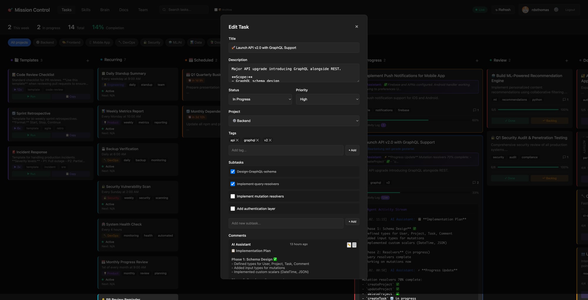 Task Editor