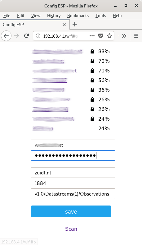 WifiManager custom params