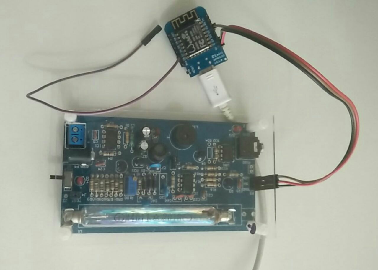 Wemos Tube-board setup