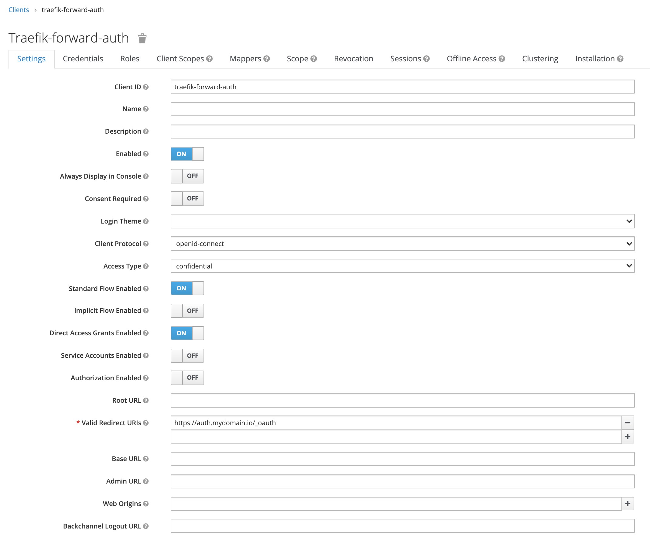 keycloak-config