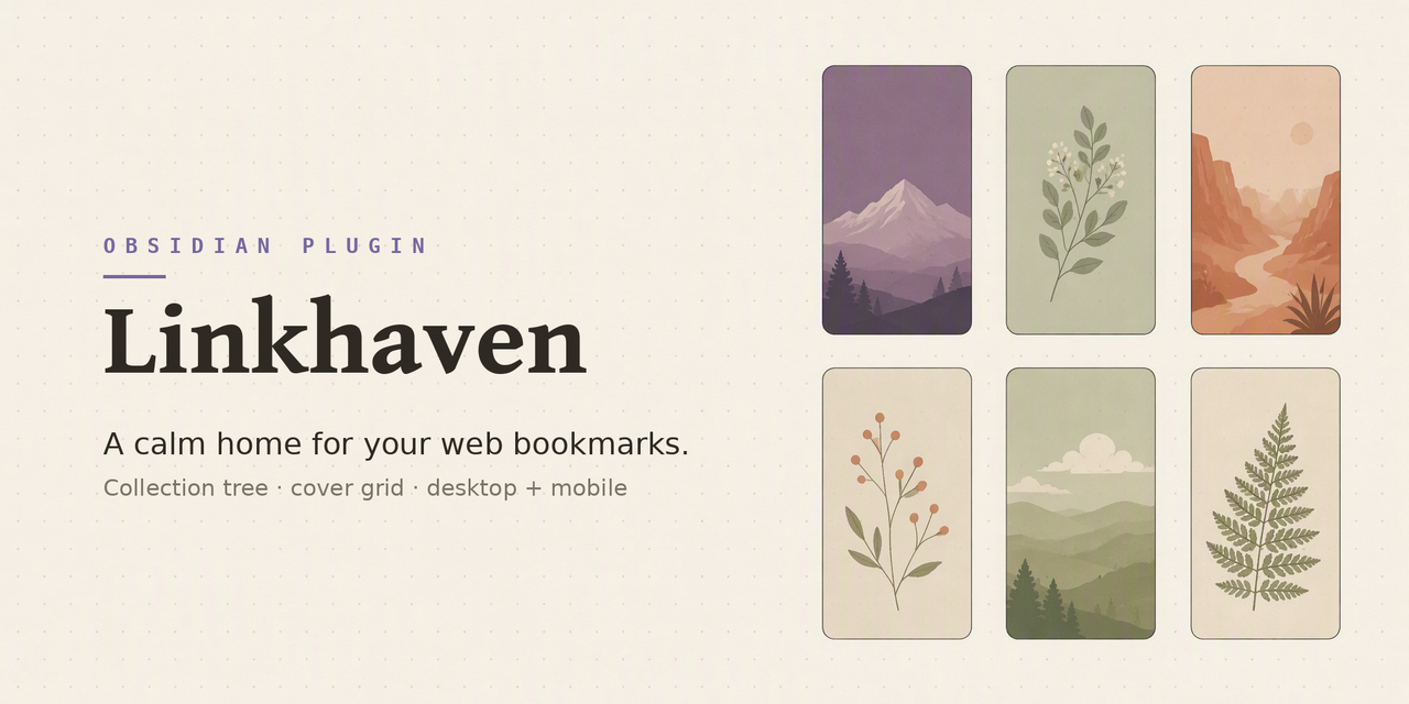 Linkhaven β a calm home for your web bookmarks