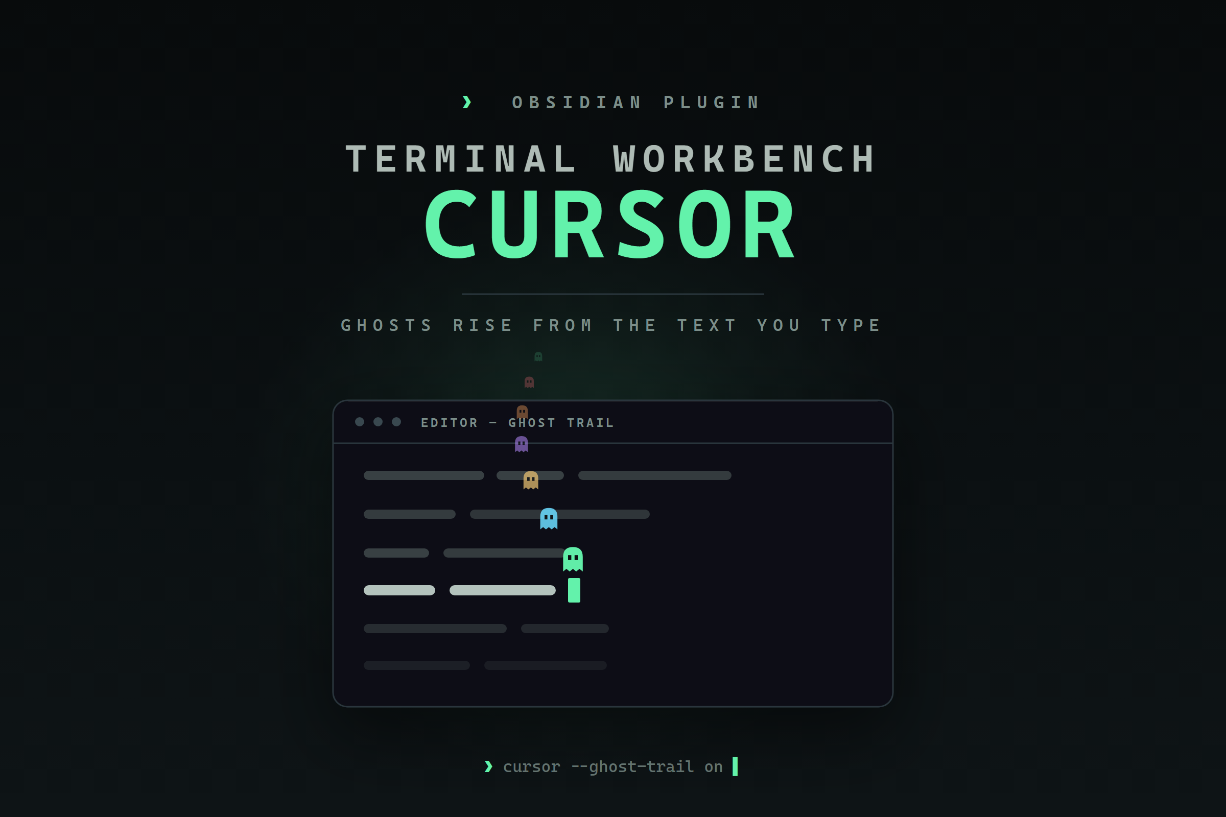Terminal Workbench Cursor — a cursor engine with a ghost trail
