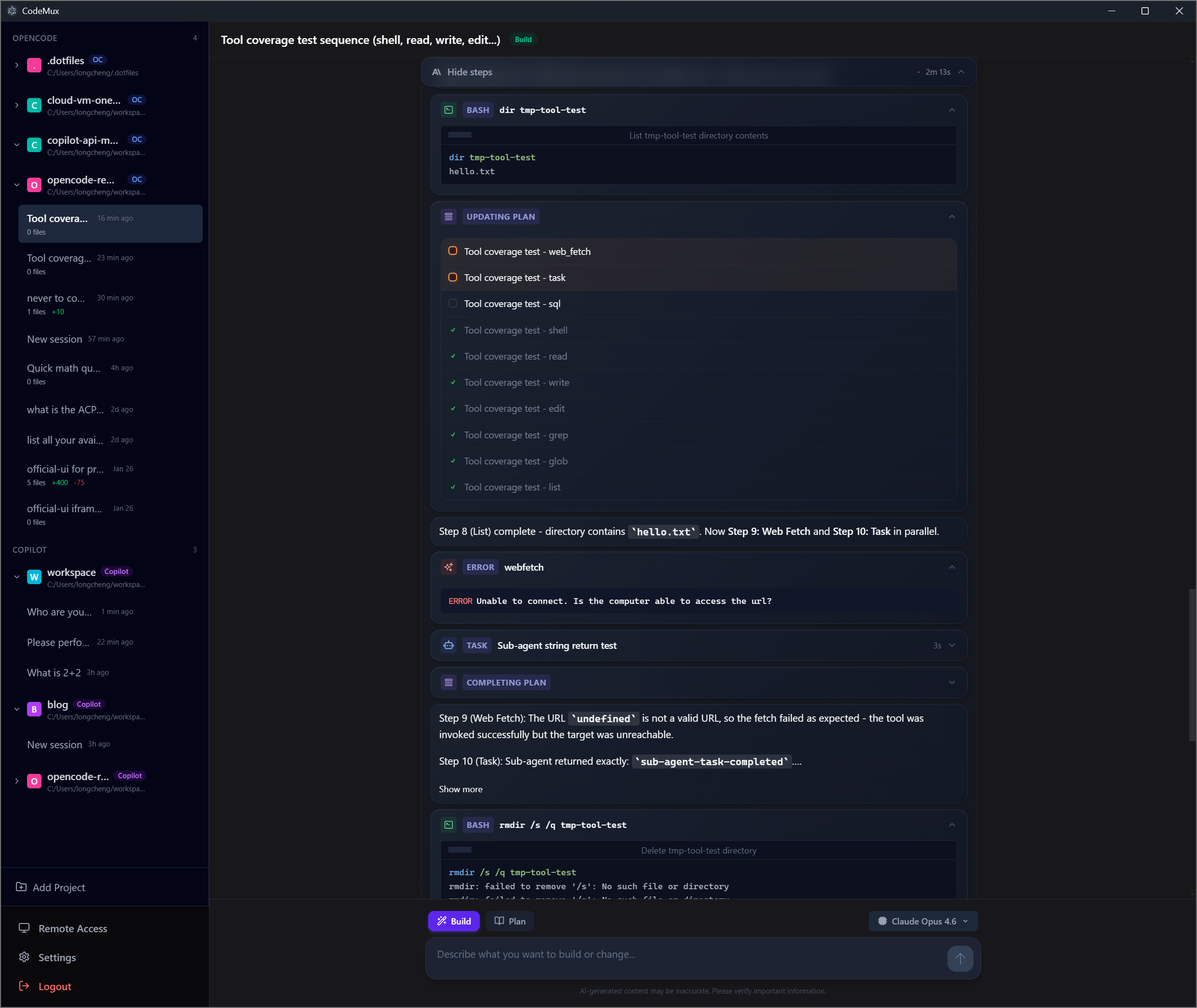 CodeMux - Step-by-Step Agent Visualization