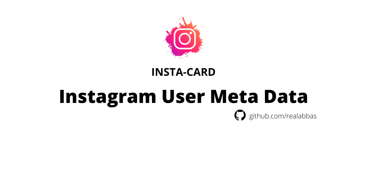 Instagram Profile Card Meta Data Instacard