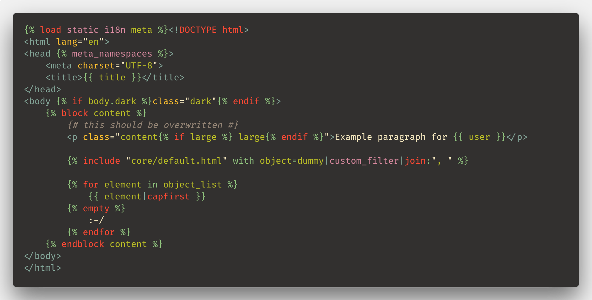 Syntax with Gruvbox