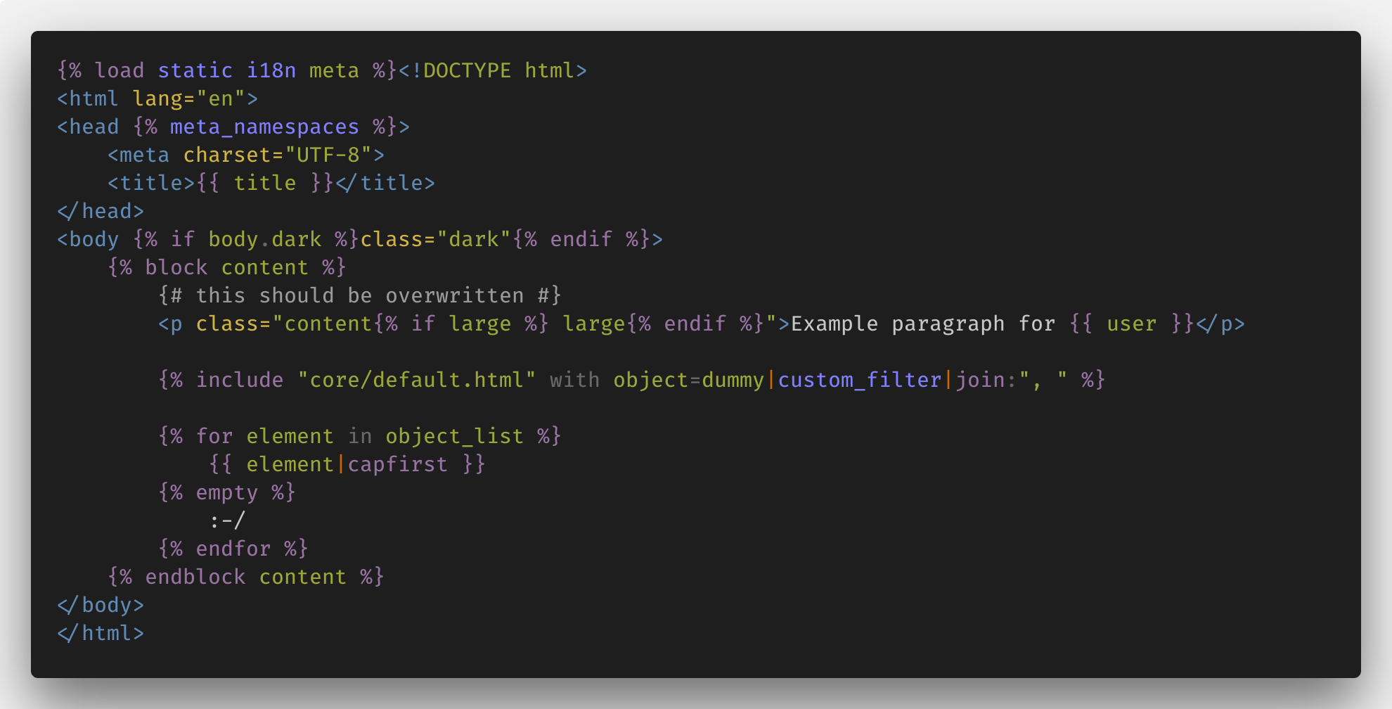 Syntax with Monokai