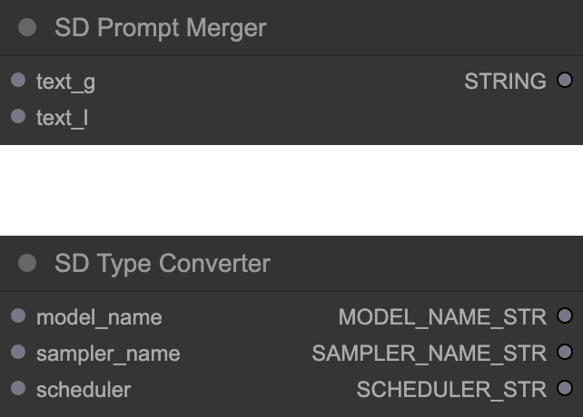 merger and converter node