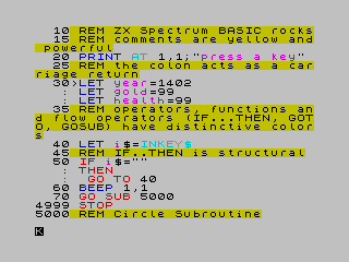 GitHub - reclaimed/prettybasic: ZX Spectrum 1982 ROM w/syntax 