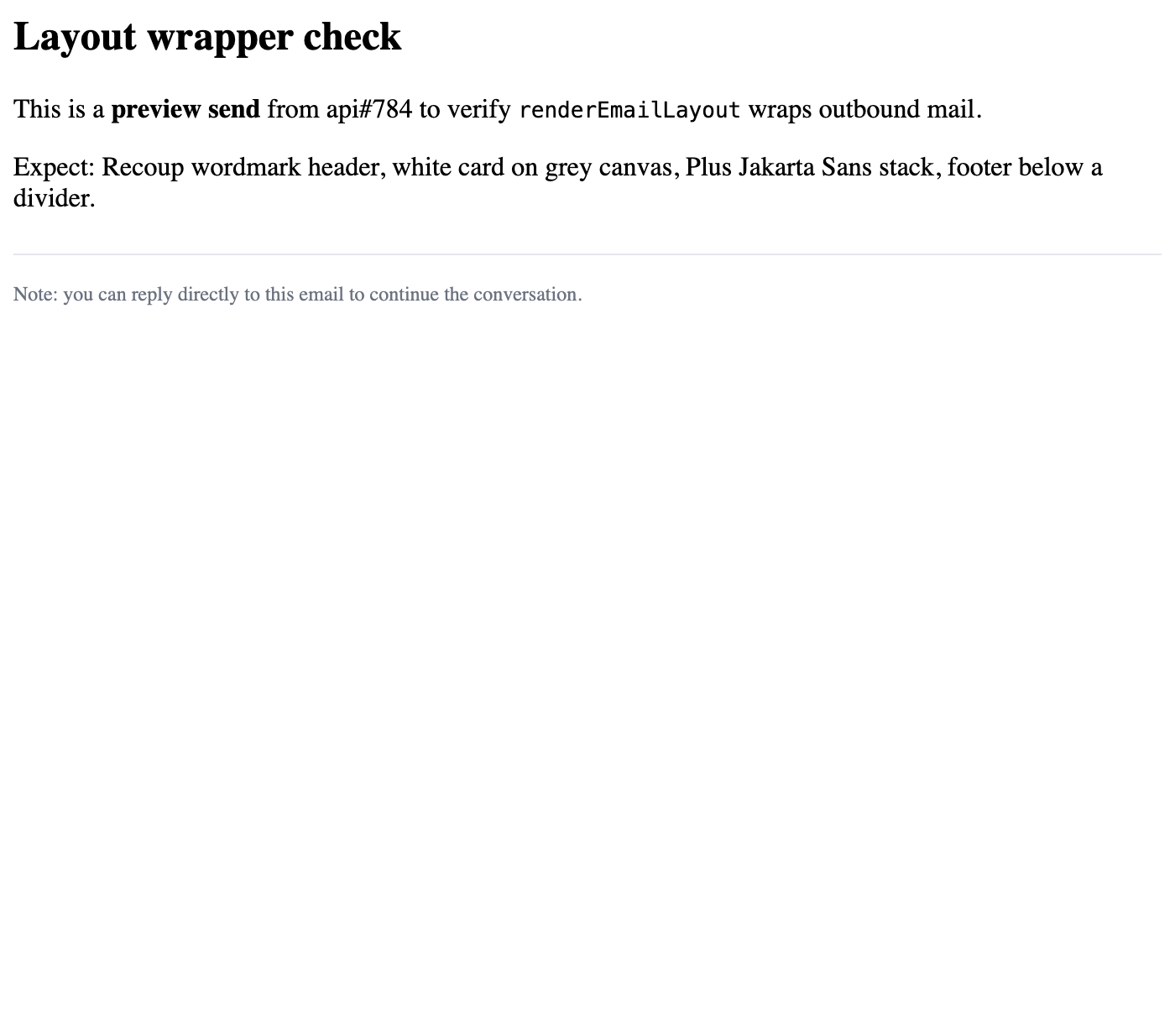 main — unwrapped